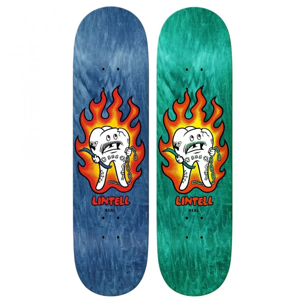 Real Lintell Mascot x Venom Custom Complete Skateboard - 8.5"