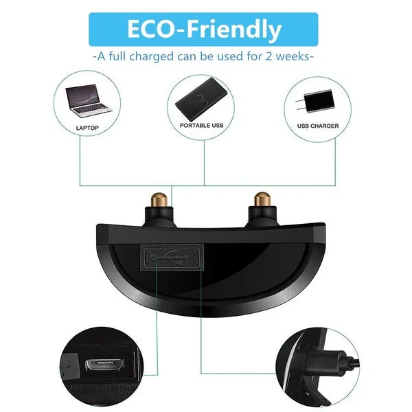 Rechargeable Anti Bark Control Collar Waterproof Ultrasonic Vibration Shock Pet Dog Training Collars