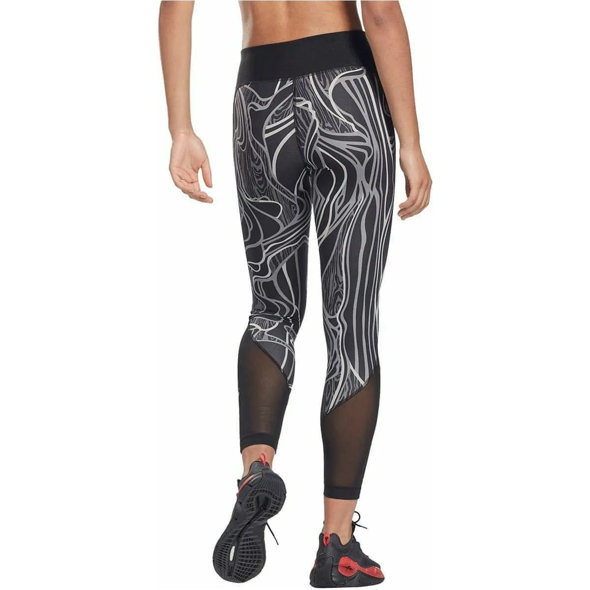 Reebok Lux Perform Mid Rise Womens Long Training Tights