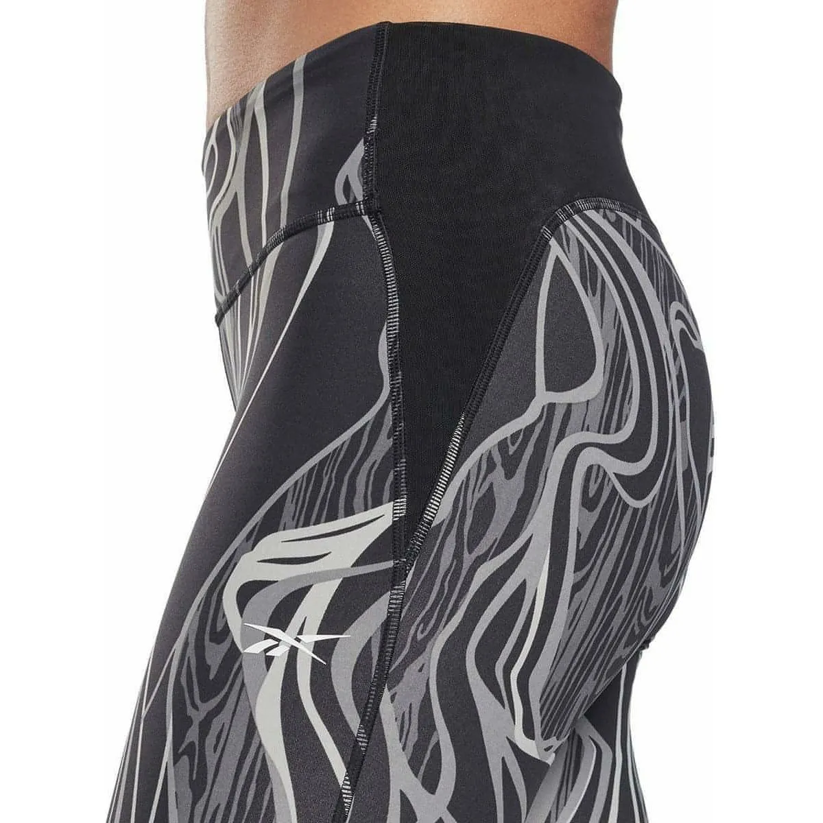 Reebok Lux Perform Mid Rise Womens Long Training Tights