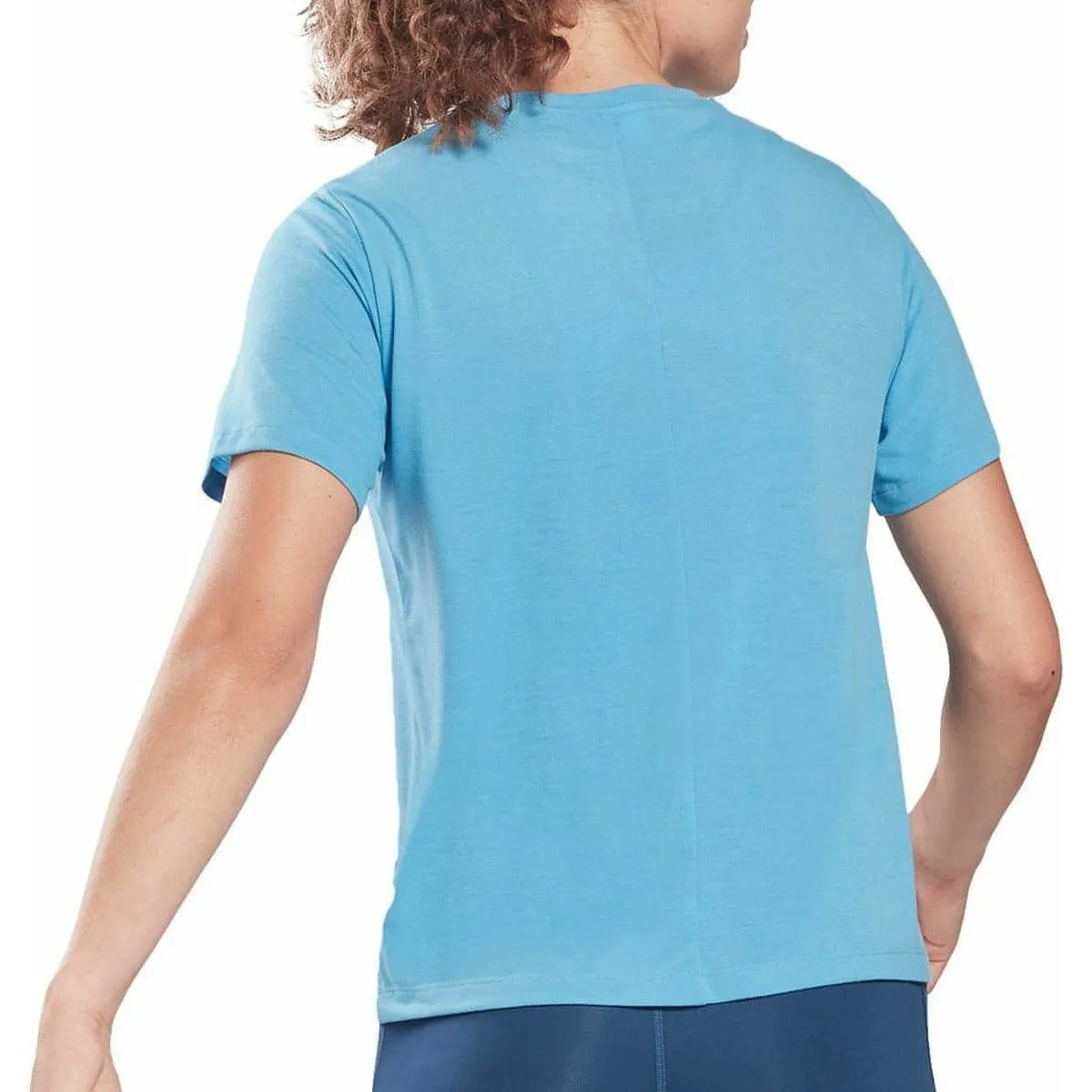 Reebok Workout Ready Supremium Short Sleeve Womens Training Top - Blue