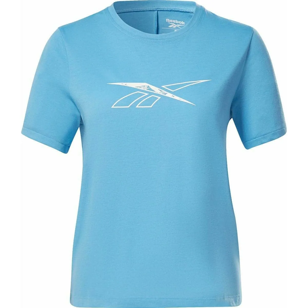 Reebok Workout Ready Supremium Short Sleeve Womens Training Top - Blue