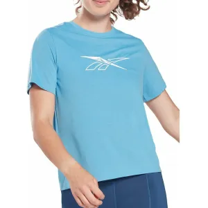 Reebok Workout Ready Supremium Short Sleeve Womens Training Top - Blue