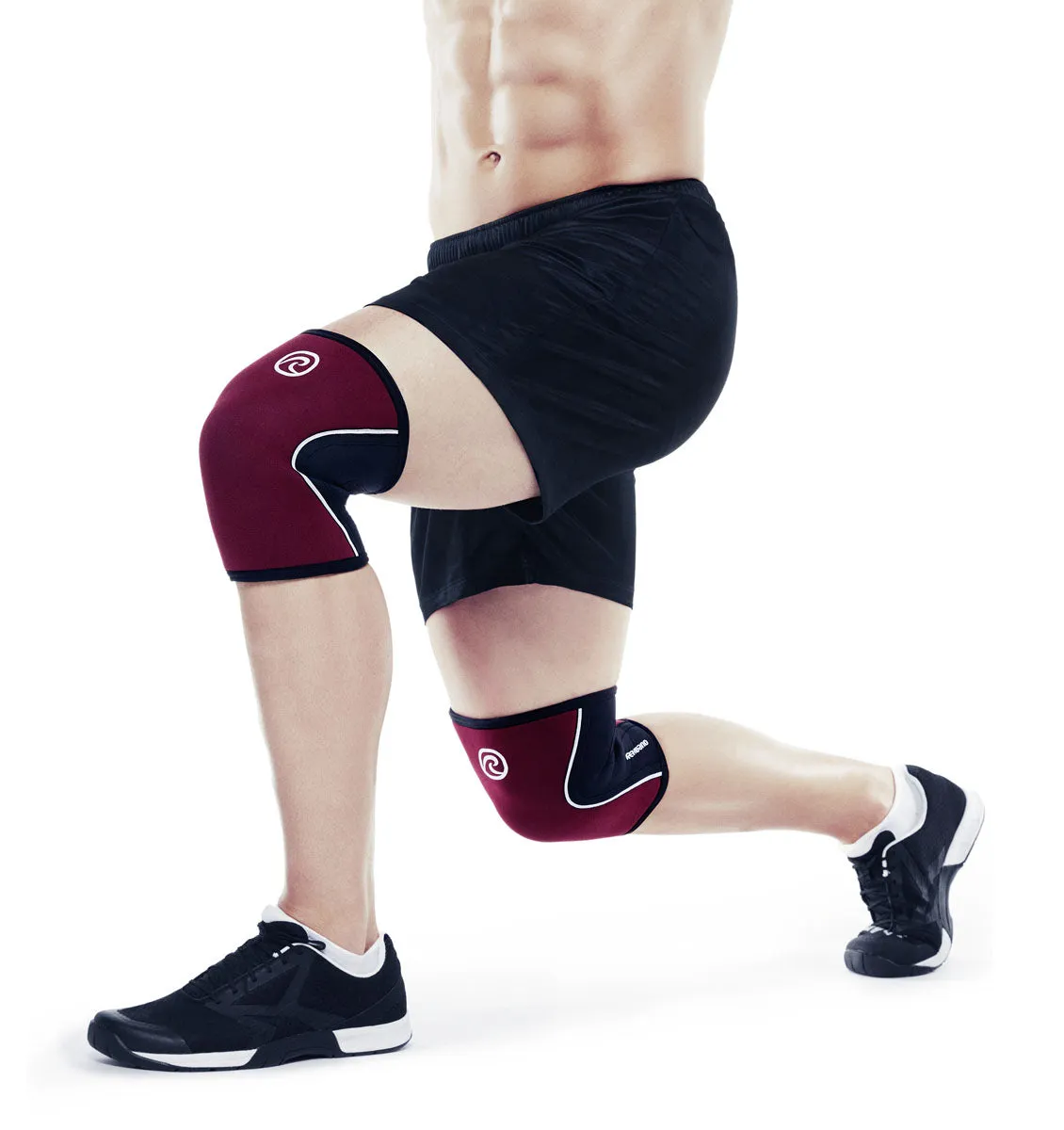 Rehband RX Knee Sleeve - 5mm - Burgundy/Black