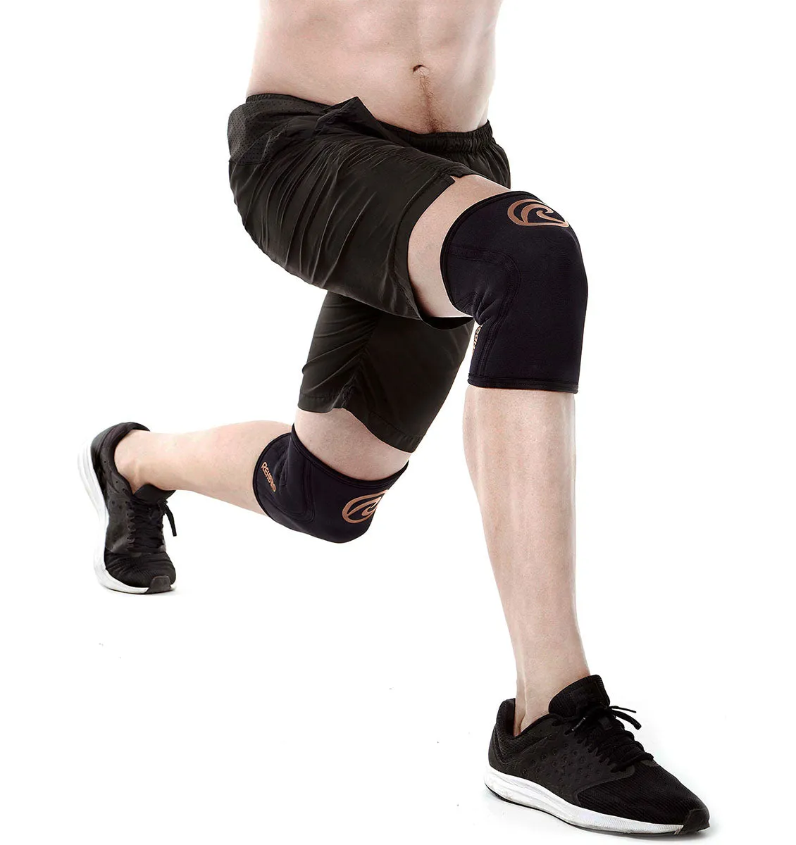 Rehband RX Knee Sleeve - 5mm - Copper/Black