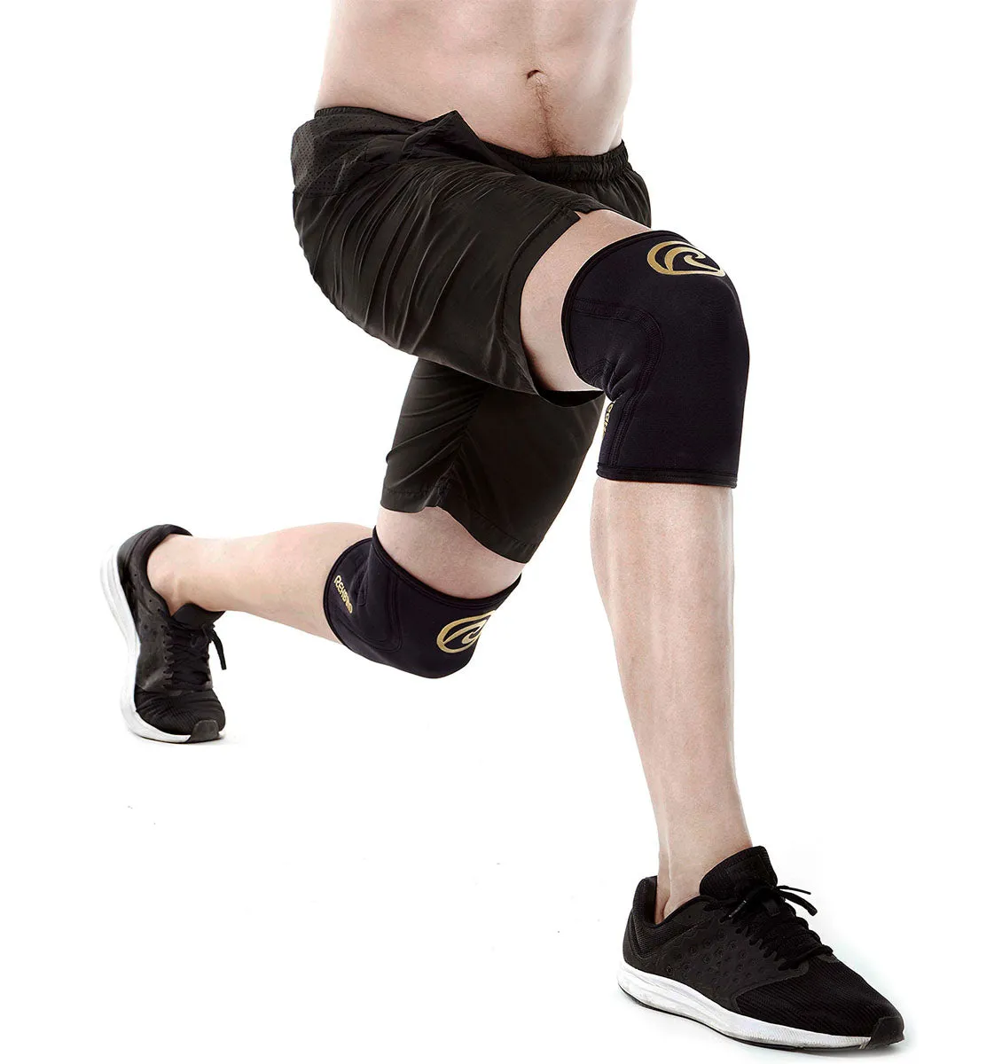 Rehband RX Knee Sleeve - 5mm - Gold/Black