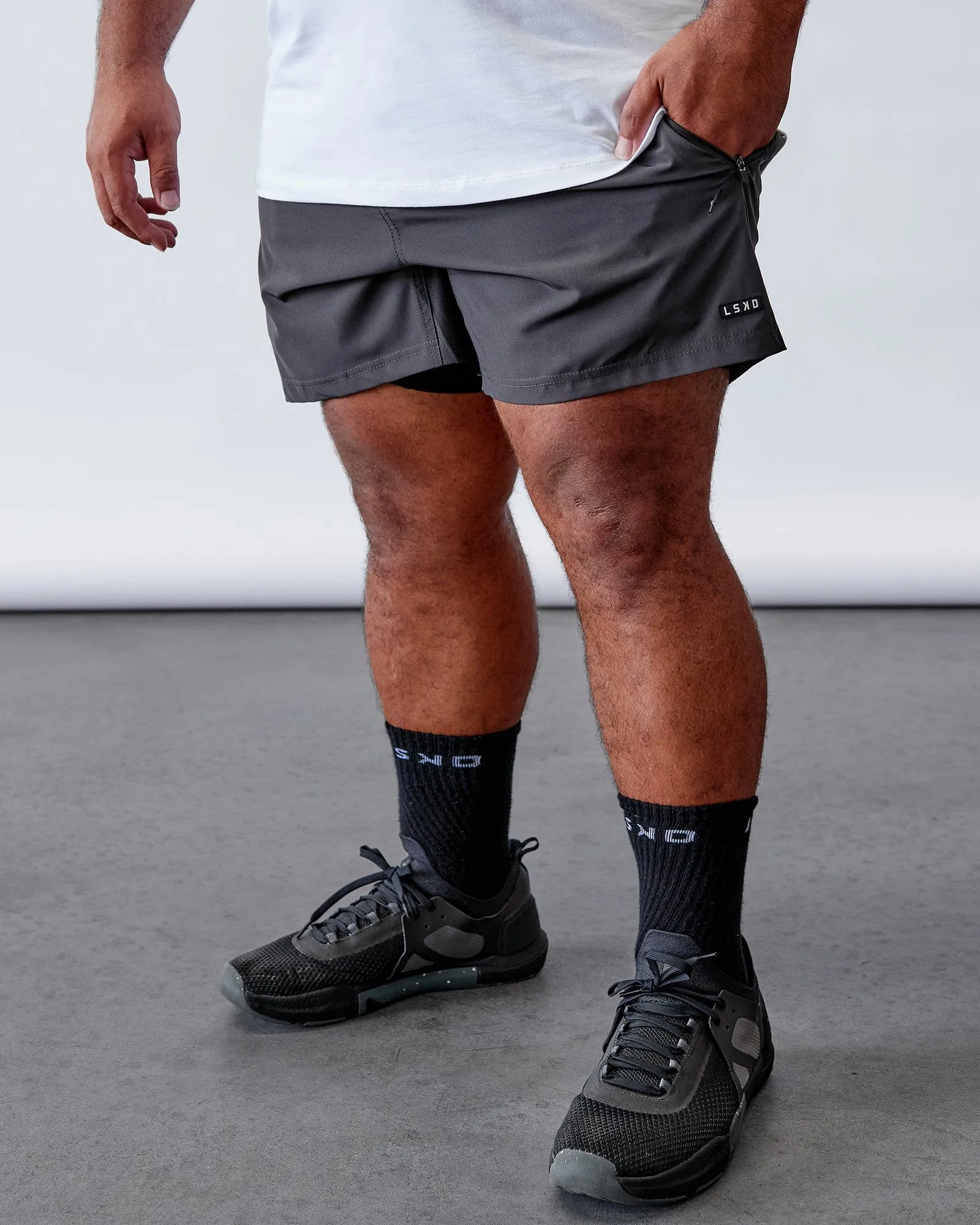 Rep 5'' Performance Short - Asphalt