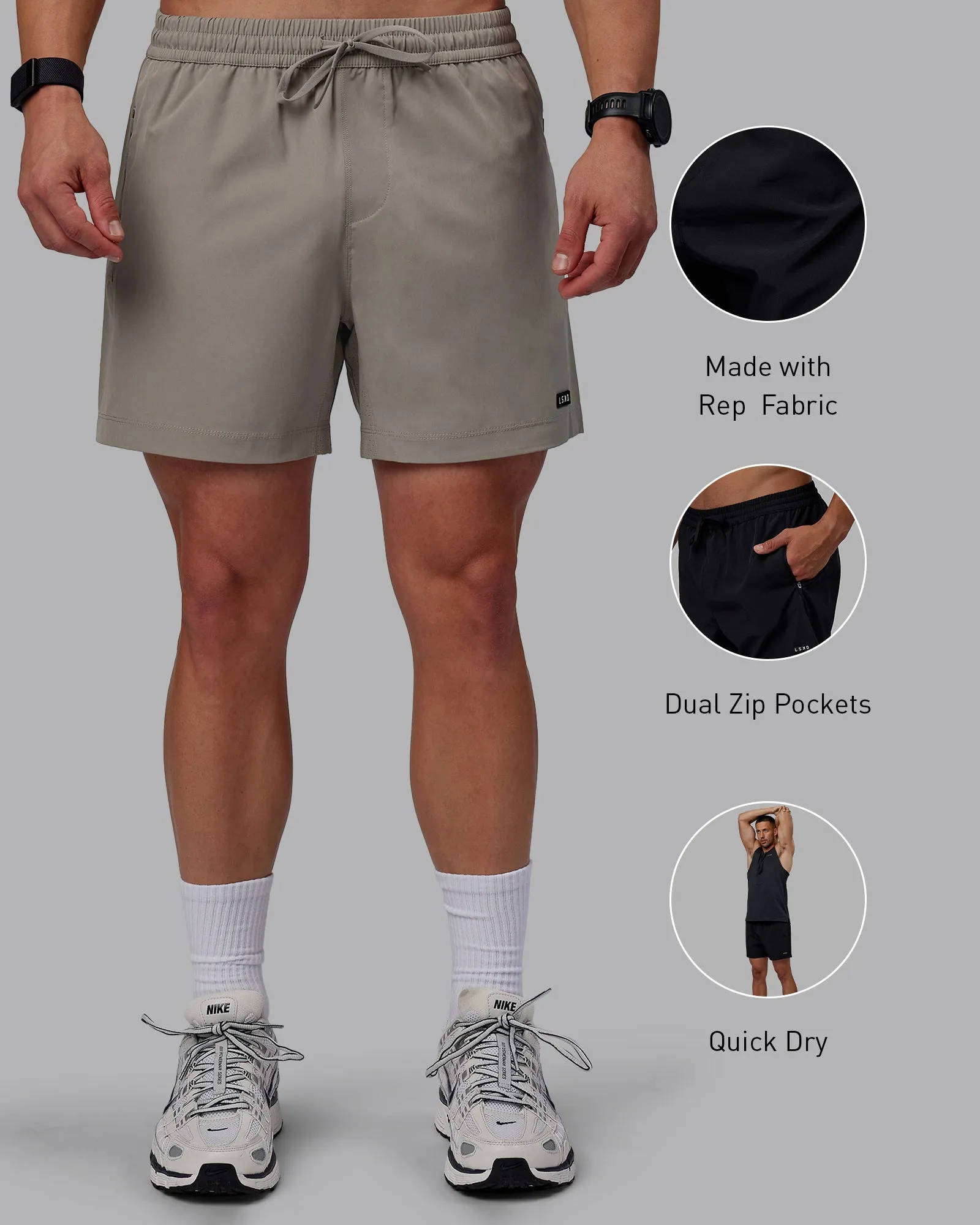 Rep 5'' Performance Short - Elephant
