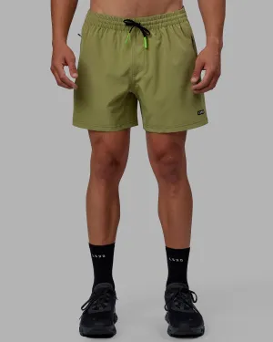 Rep 5'' Performance Short - Moss Stone-Lime