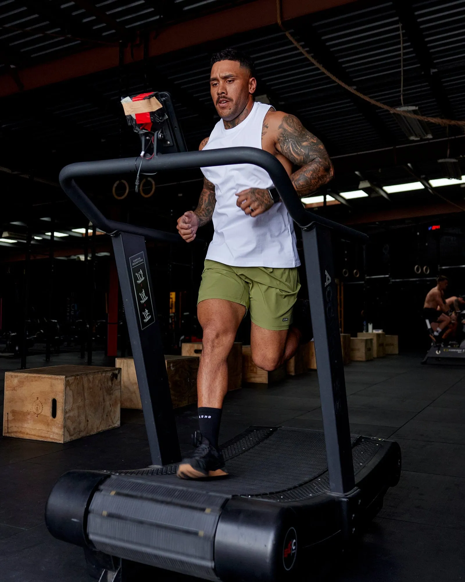 Rep 7'' Performance Short - Moss Stone-Lime