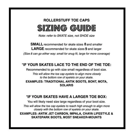 RollerStuff Toe Caps Pink