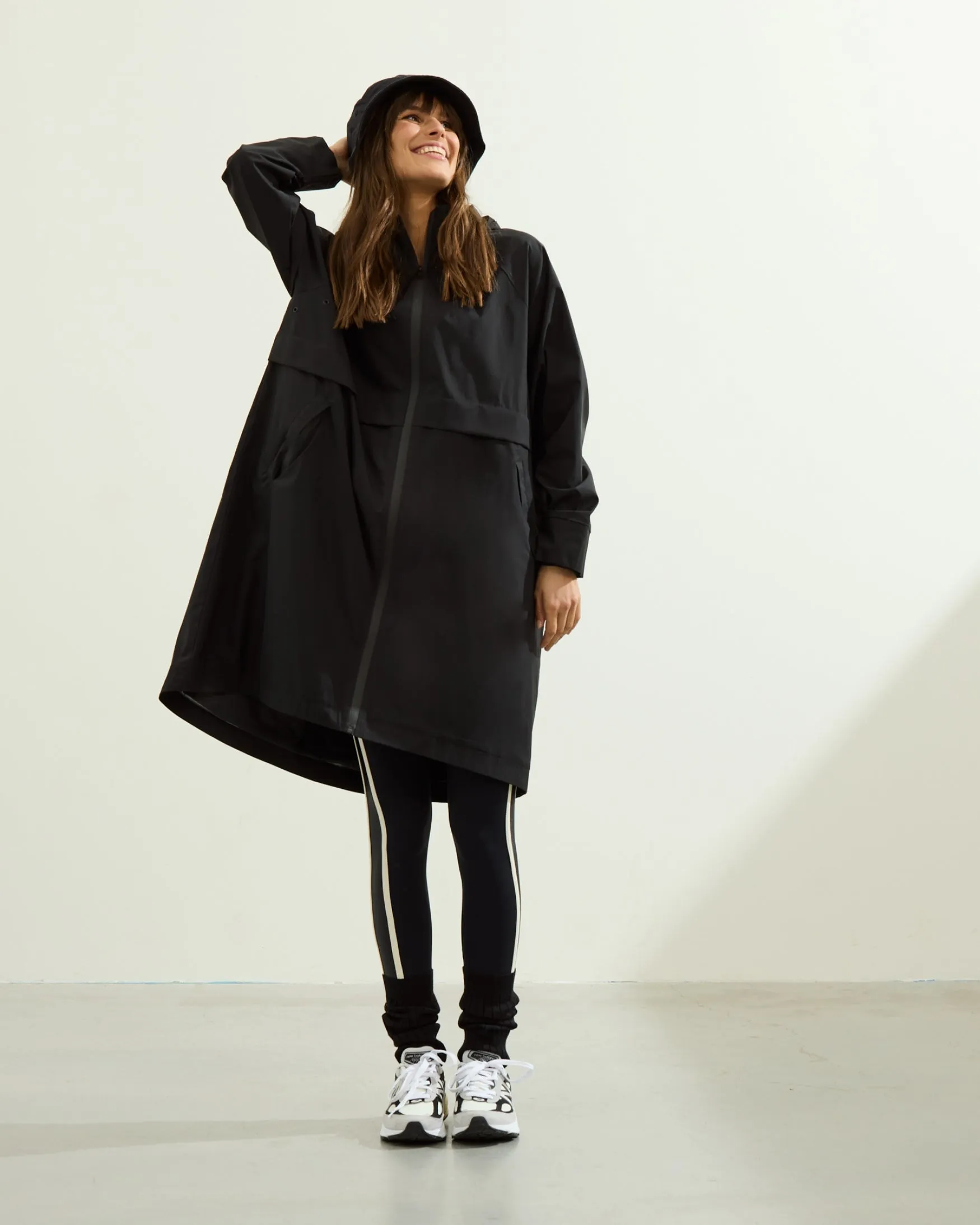 Romy Raincoat | Black