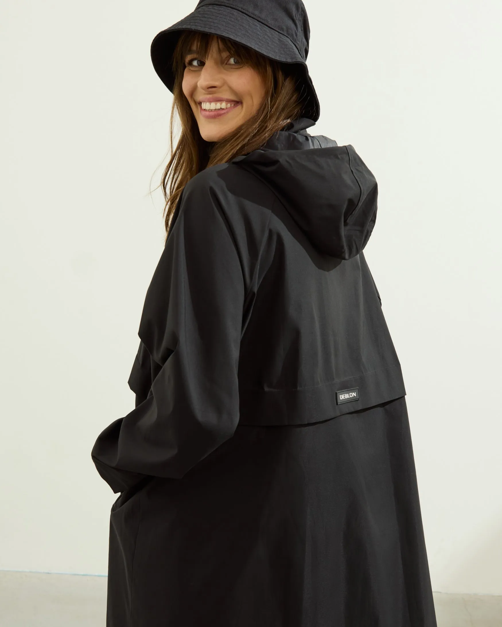 Romy Raincoat | Black
