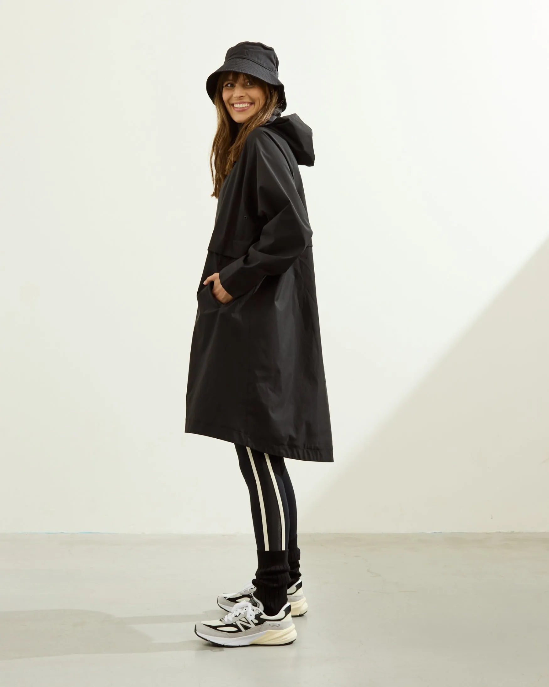 Romy Raincoat | Black