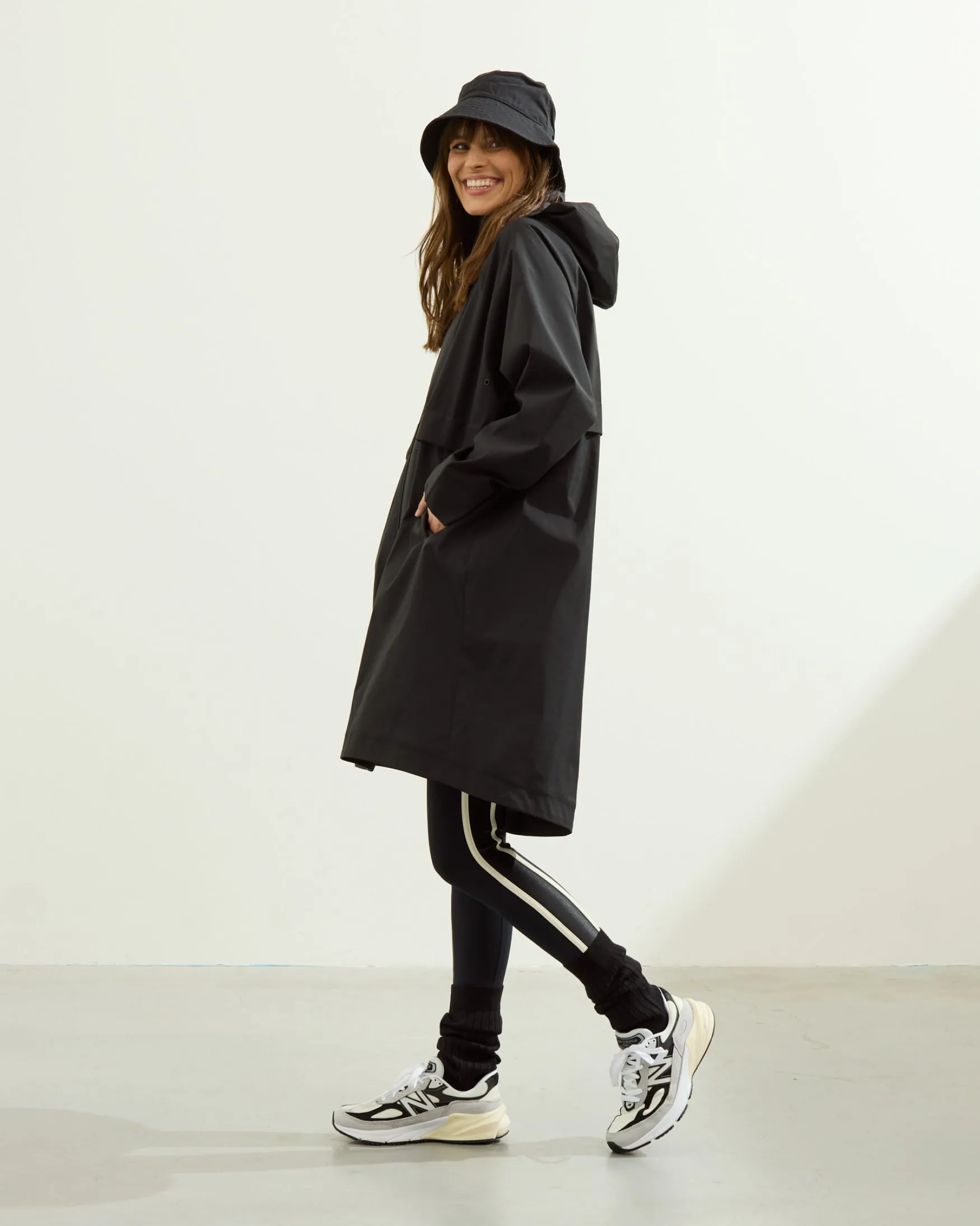 Romy Raincoat | Black