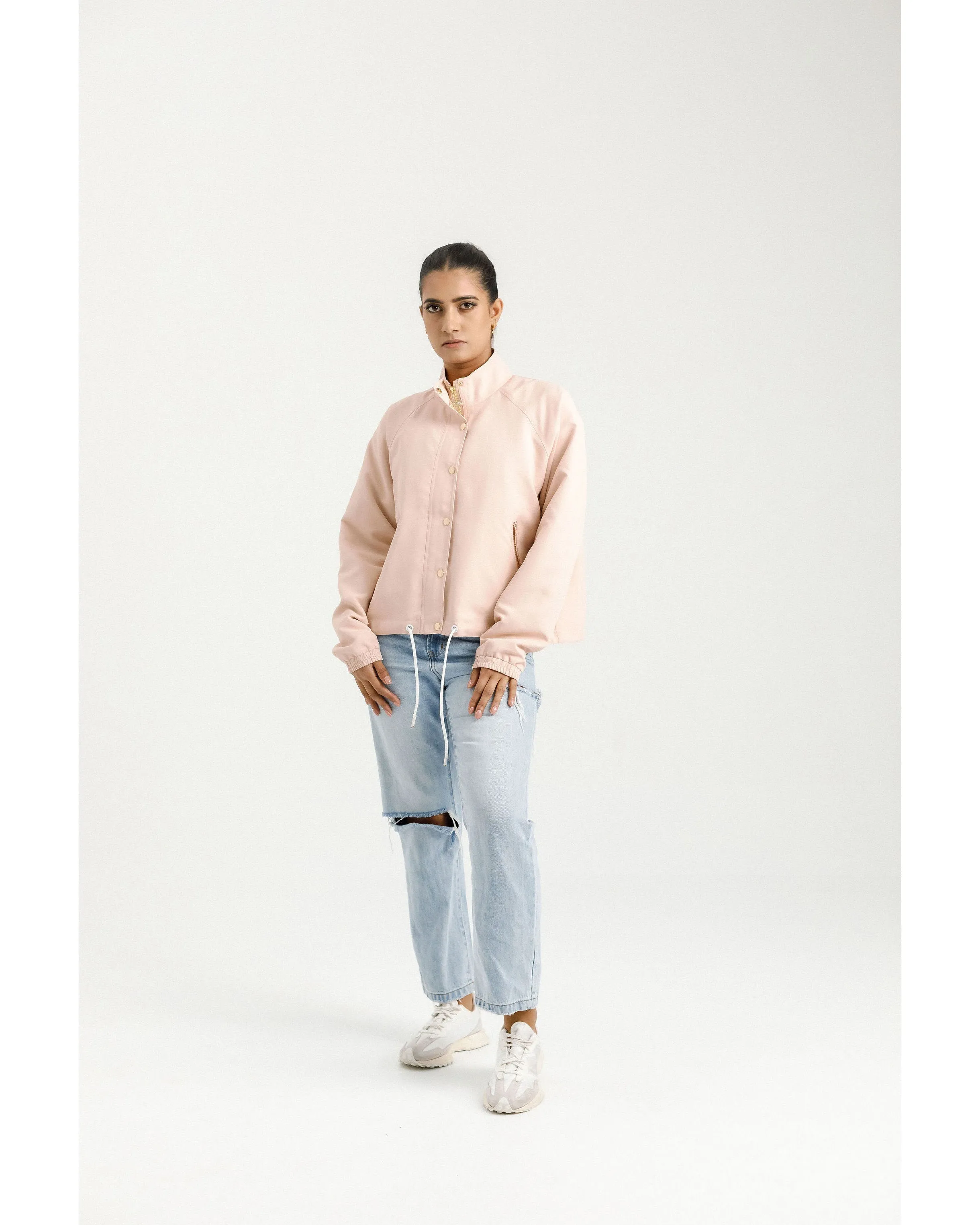 Rose Road Dallas Jacket - Peach Rose