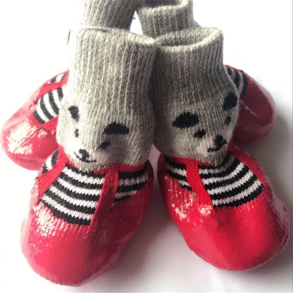 Rubberized Waterproof Dog Pet Socks