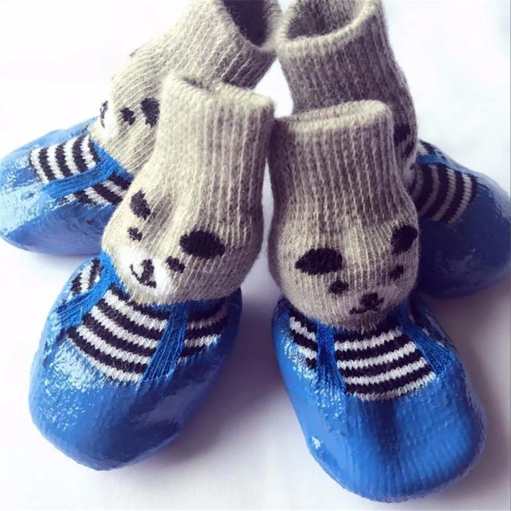 Rubberized Waterproof Dog Pet Socks