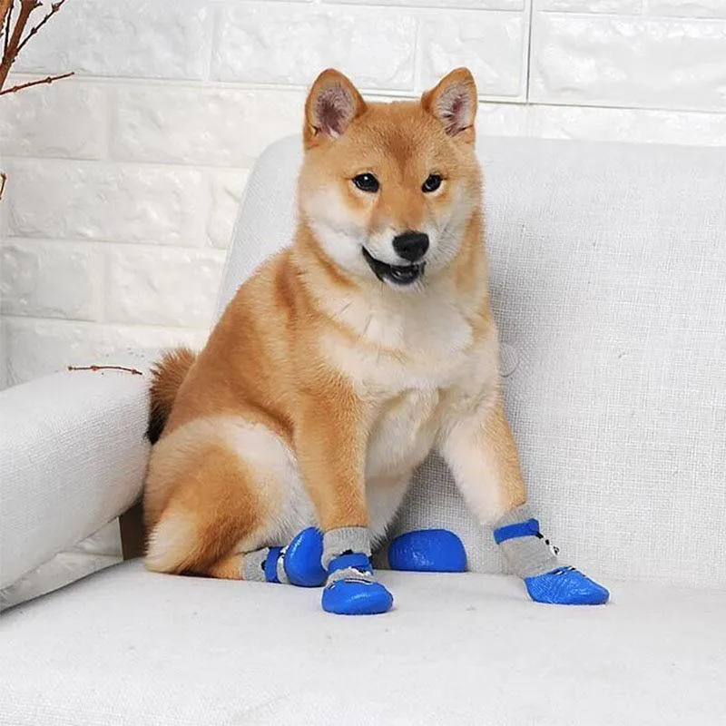 Rubberized Waterproof Dog Pet Socks