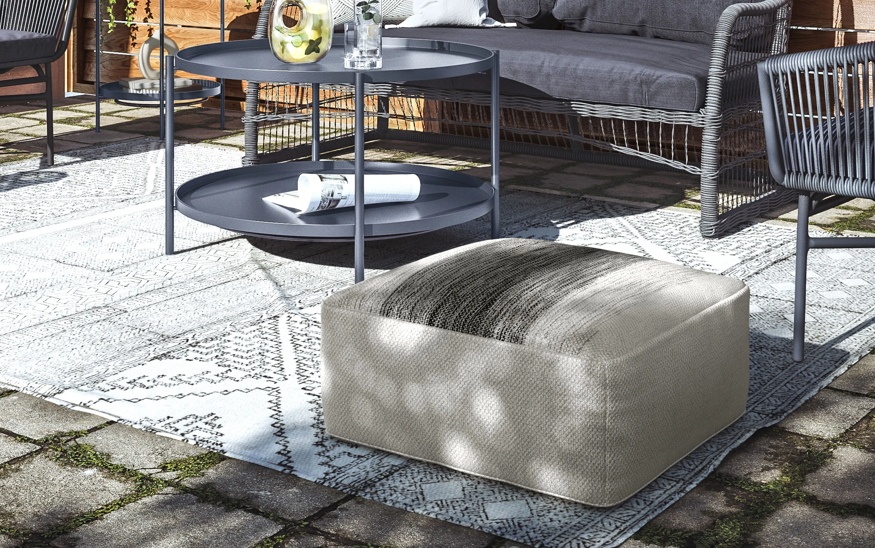 Sabella Outdoor/ Indoor Pouf