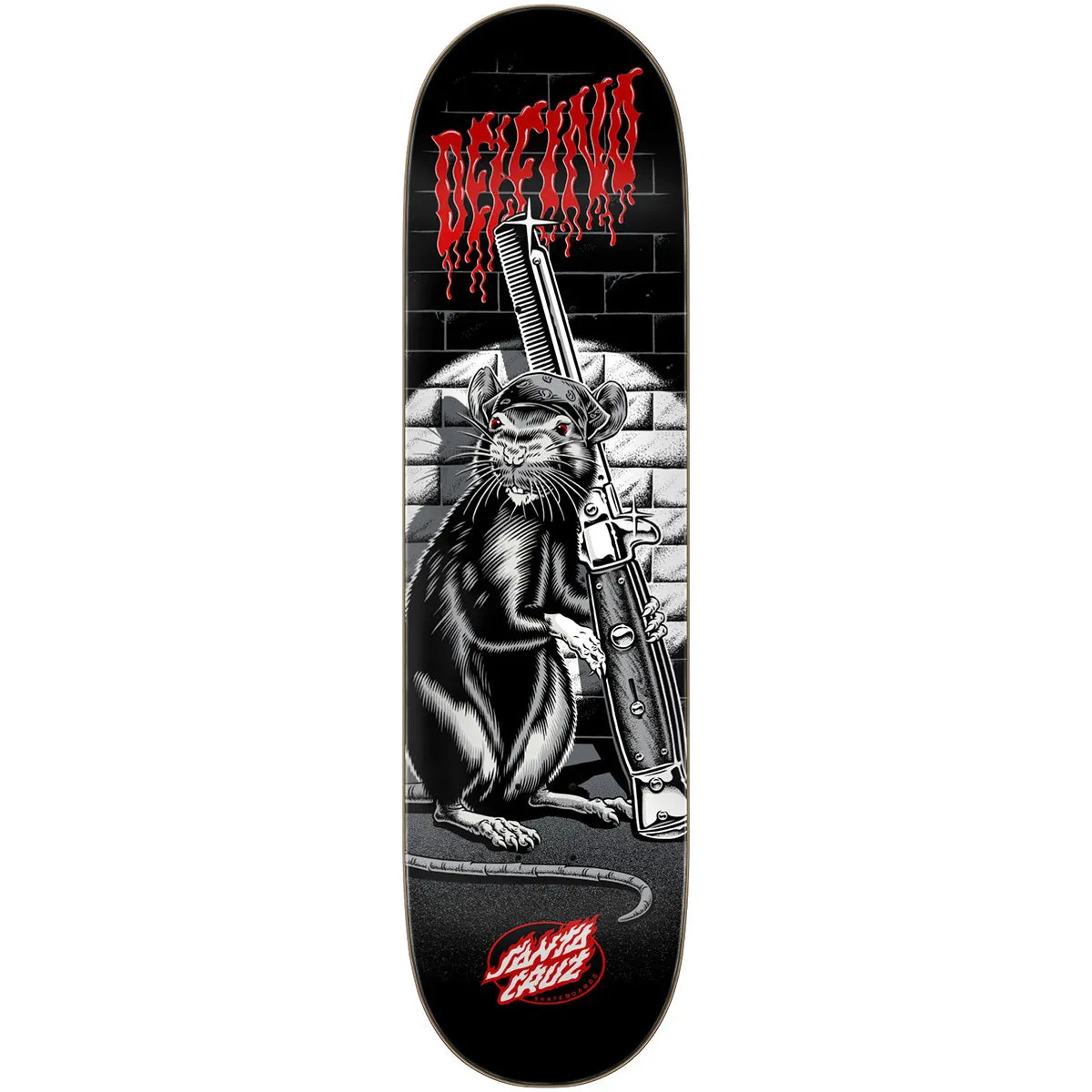 Santa Cruz - Fabiana Delfino Skate Rat 8.25 Skateboard Deck