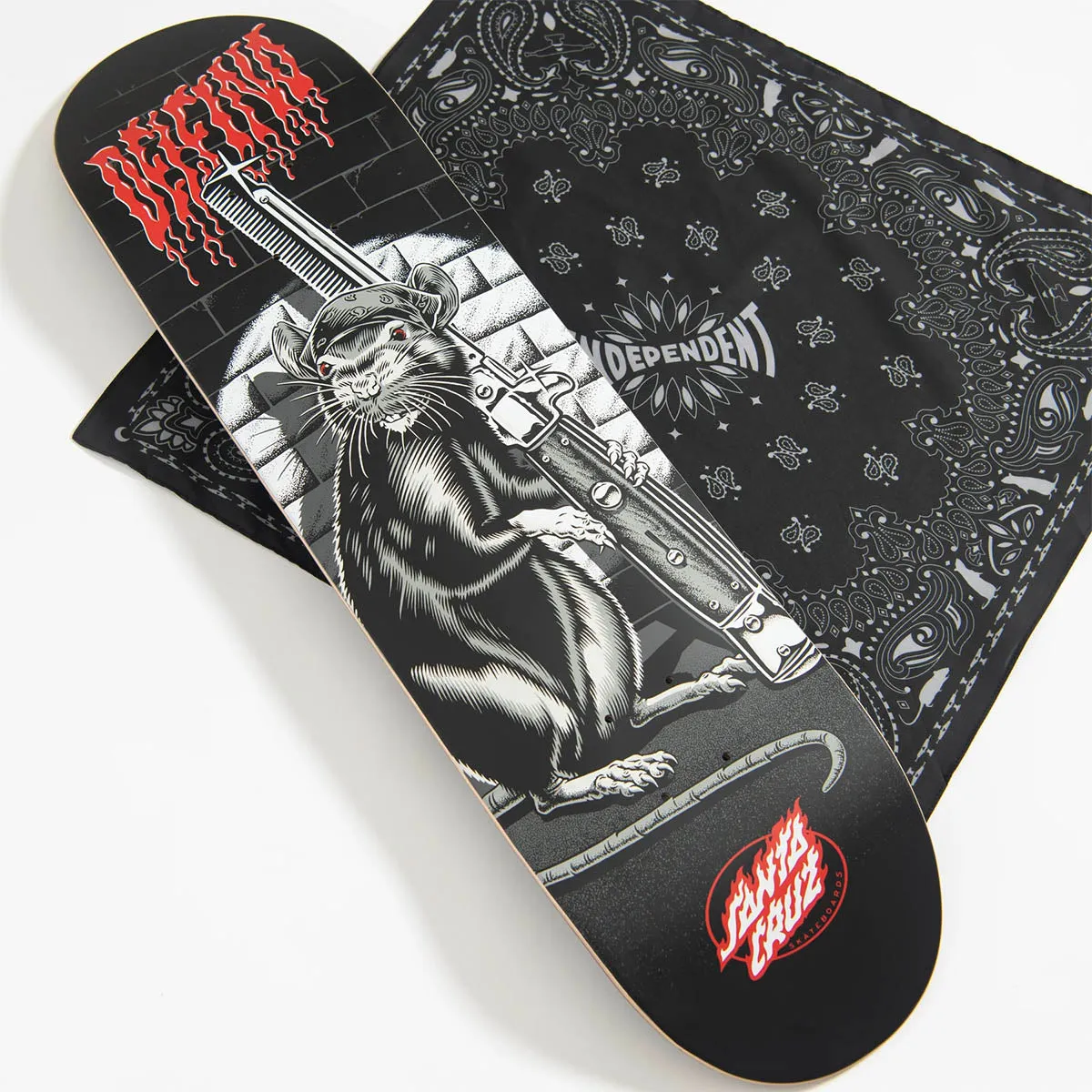 Santa Cruz - Fabiana Delfino Skate Rat 8.25 Skateboard Deck
