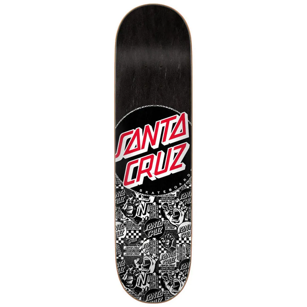 Santa Cruz Flier Collage Dot 8.125" Deck