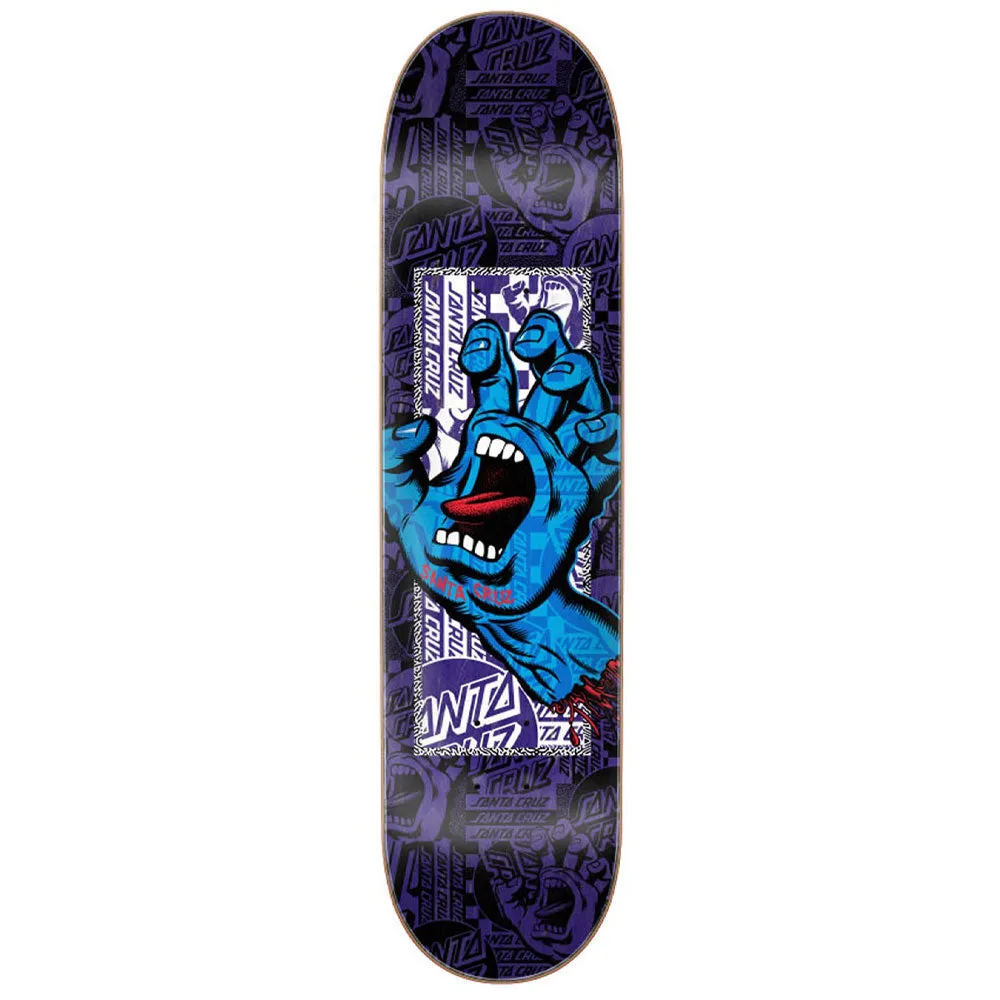 Santa Cruz Flier Collage Hand 7.75" Deck