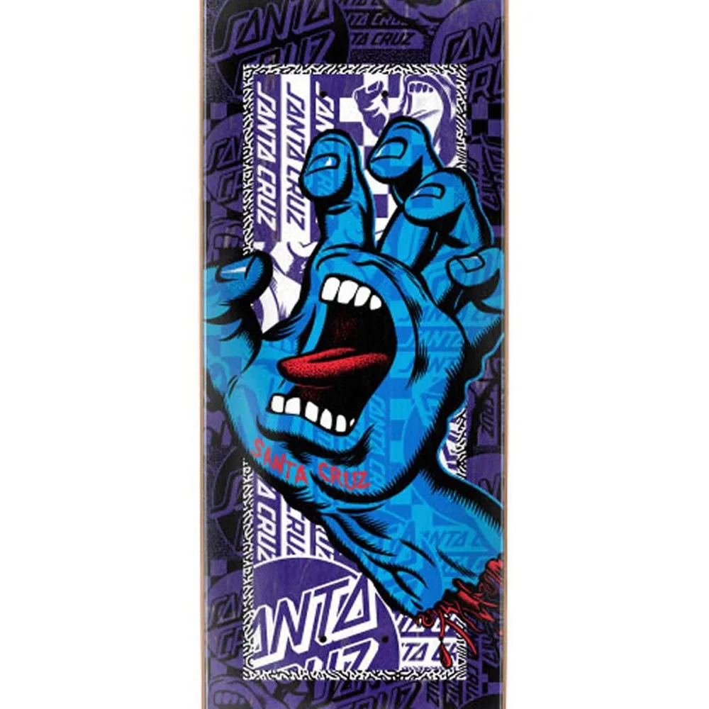 Santa Cruz Flier Collage Hand 7.75" Deck