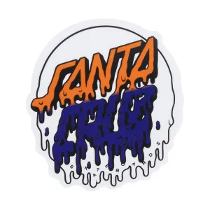 Santa Cruz - Rad Dot Hollow 4" Sticker Orange