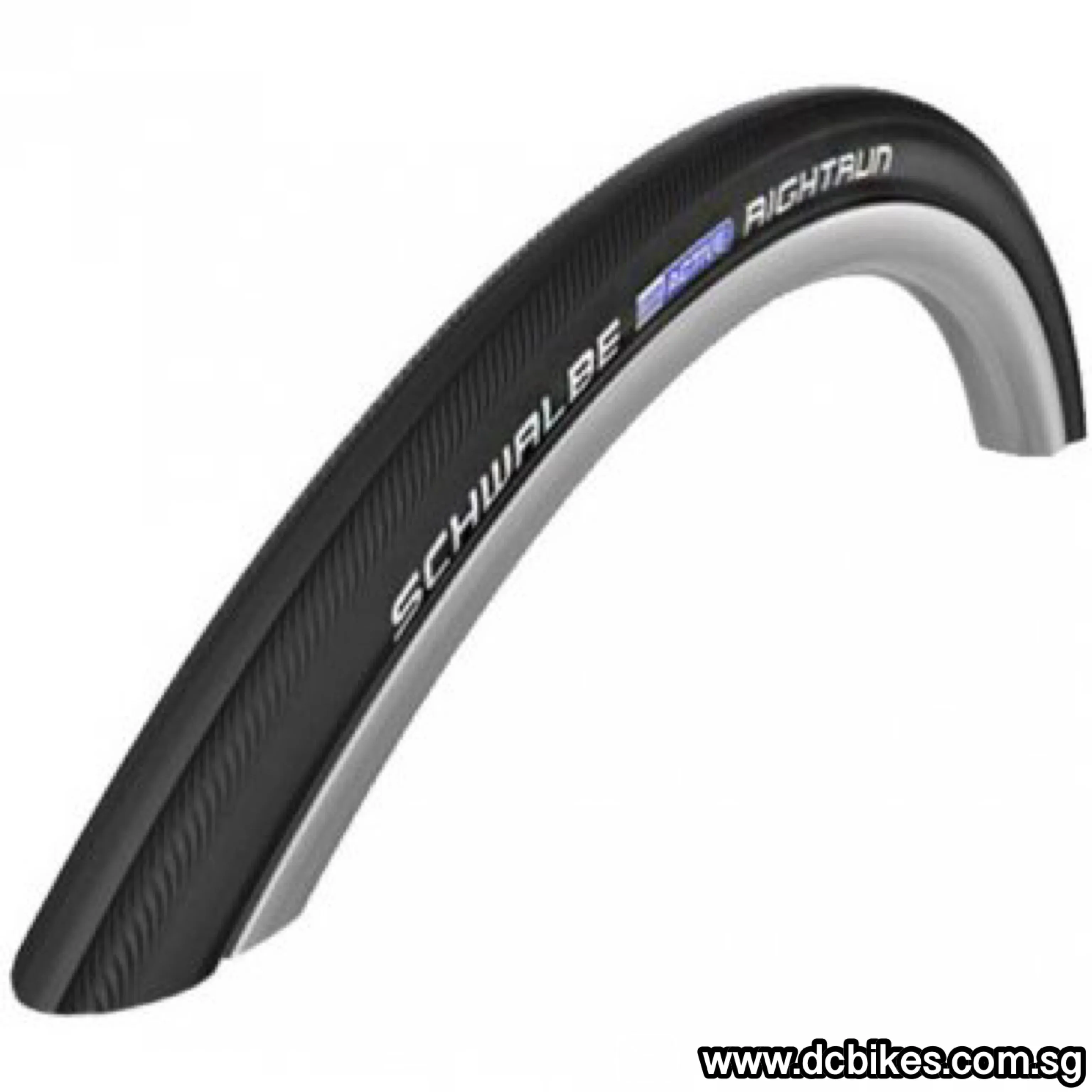Schwalbe 22 | 24 X 1.0 Right Run 26 X 1.1 Black | Red | Grey Stripes Wired Tyres For Wheel Chair/Bicycle Etrto : 25-540/28-559 (2 Tires) 