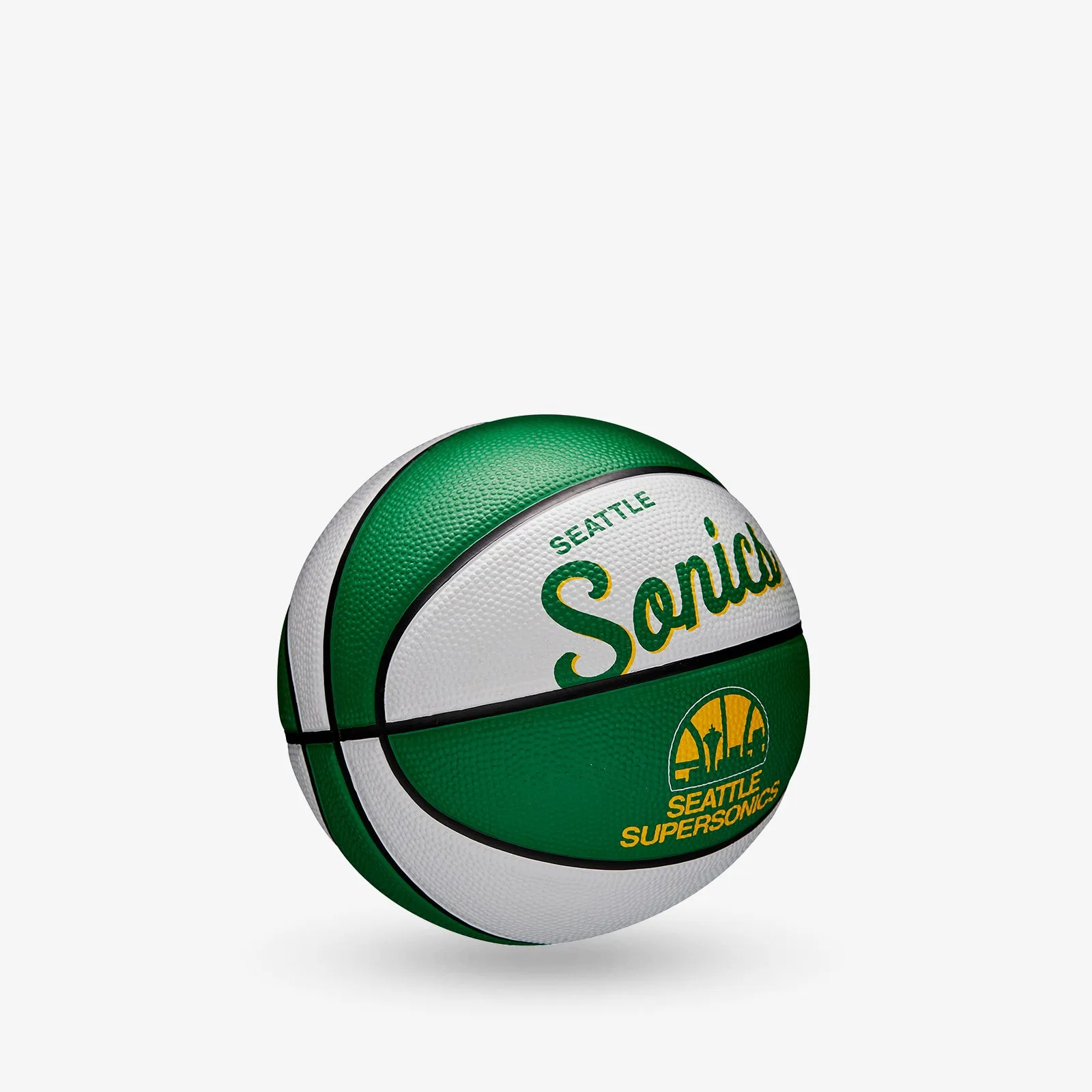 Seattle Supersonics NBA Team Retro Mini Basketball - Size 3
