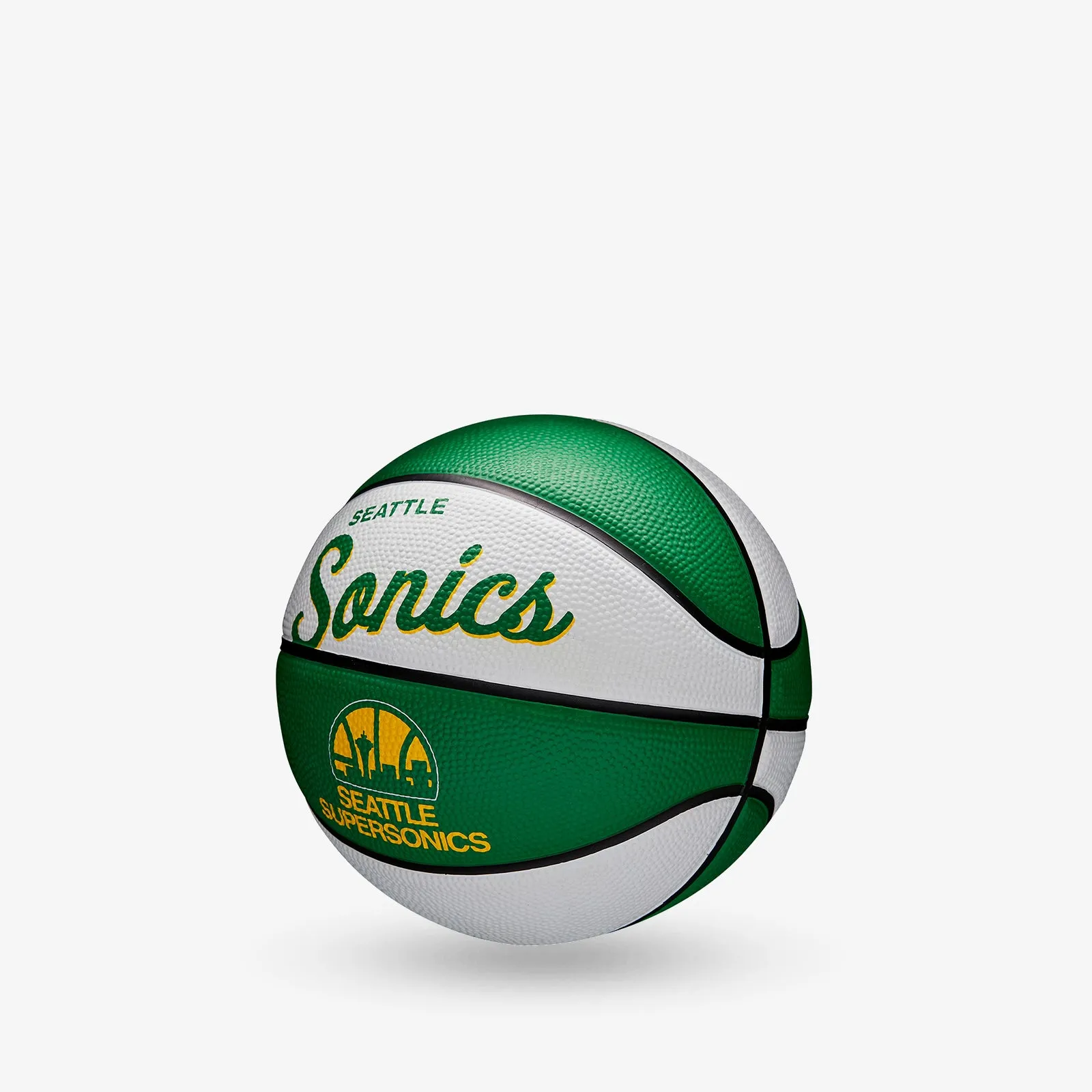 Seattle Supersonics NBA Team Retro Mini Basketball - Size 3