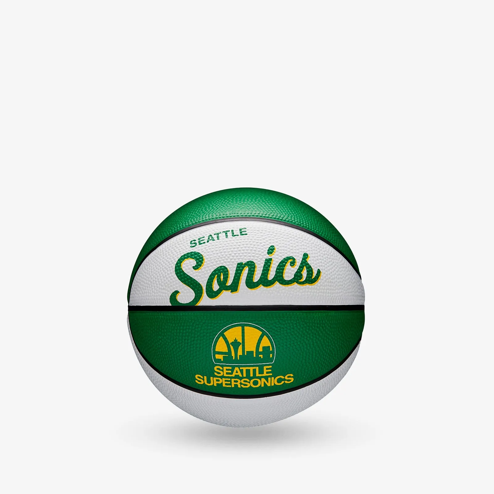 Seattle Supersonics NBA Team Retro Mini Basketball - Size 3