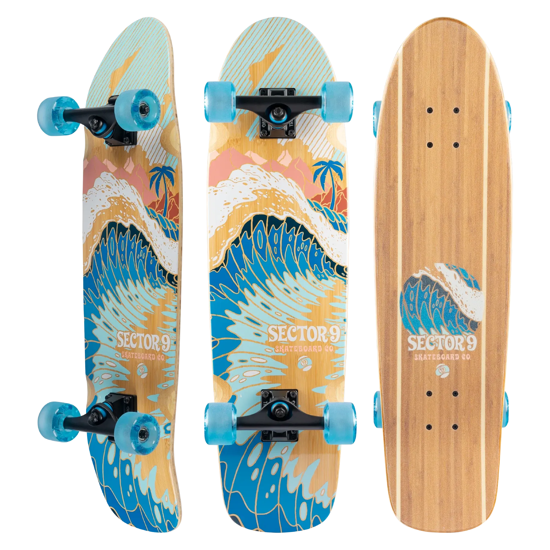 Sector 9 Bamboozler Bora Bora Crusier Complete