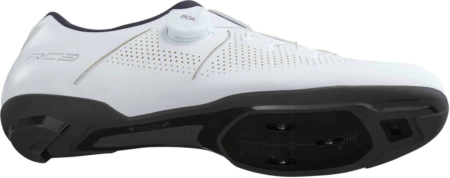 Shimano RC302 Mens Road Cycling Shoes - White