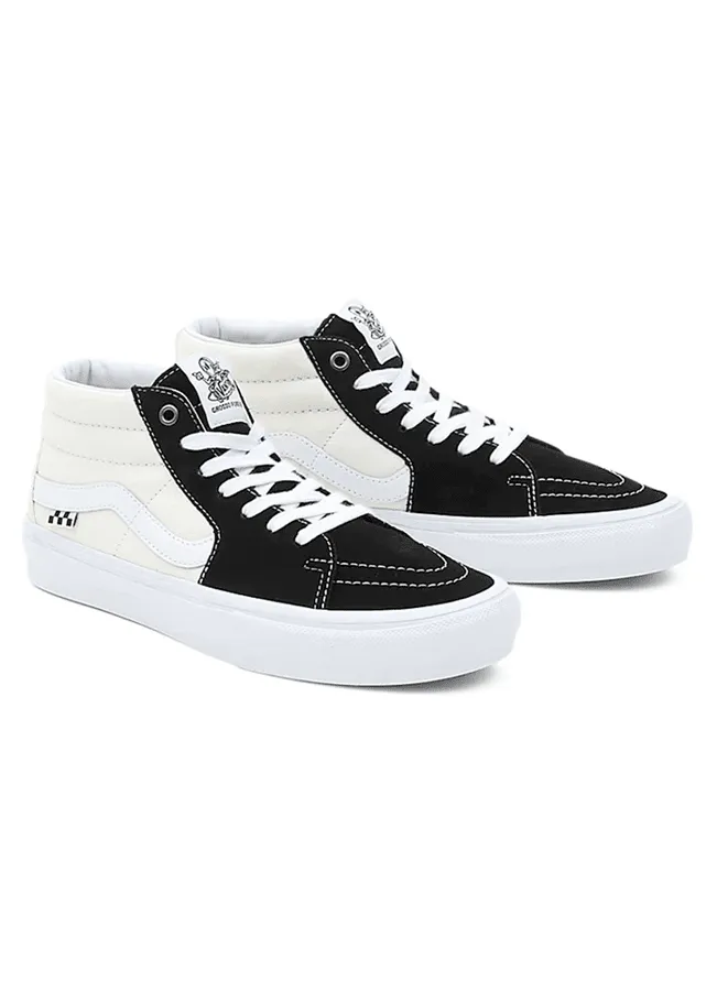 Shoes Vans Skate Grosso mid - Marshmallow / Black