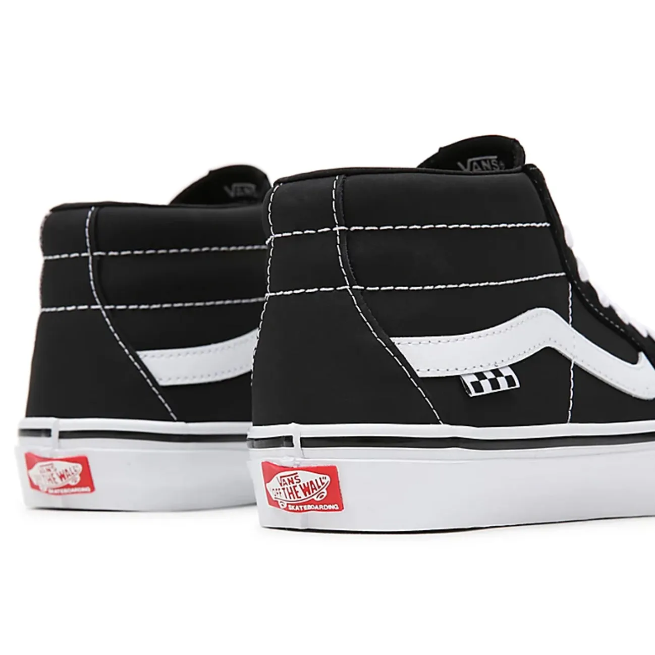 Skate Grosso Mid Black White