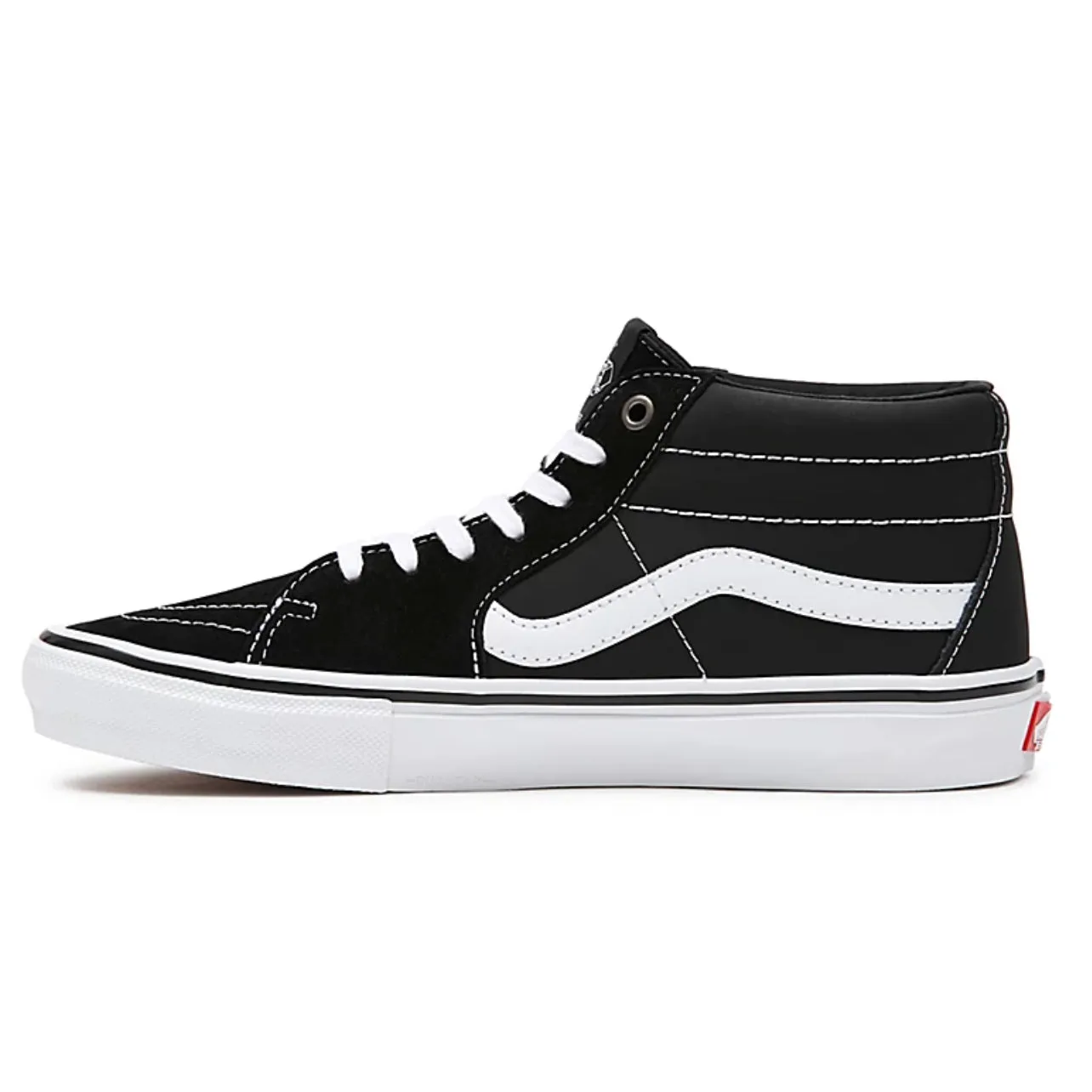 Skate Grosso Mid Black White