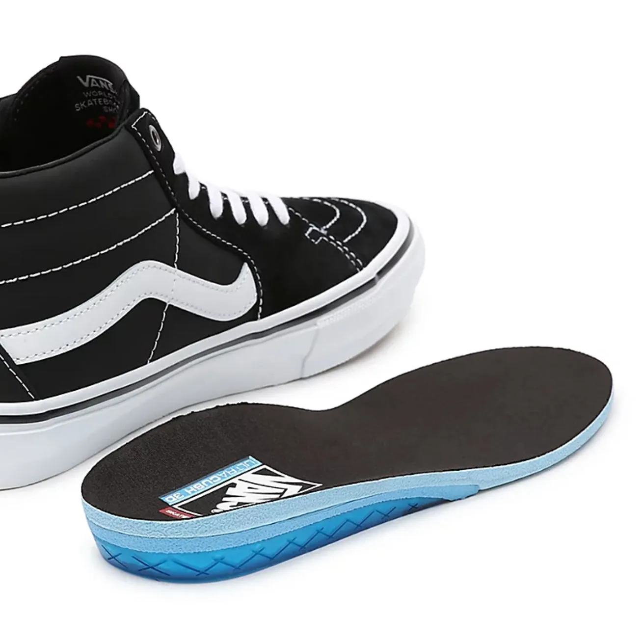 Skate Grosso Mid Black White