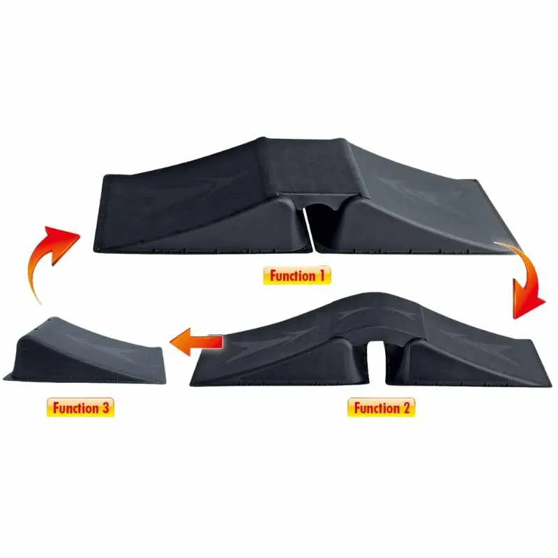 SKATE RAMP 3 IN ONE MULTI OUTDOOR PLAY