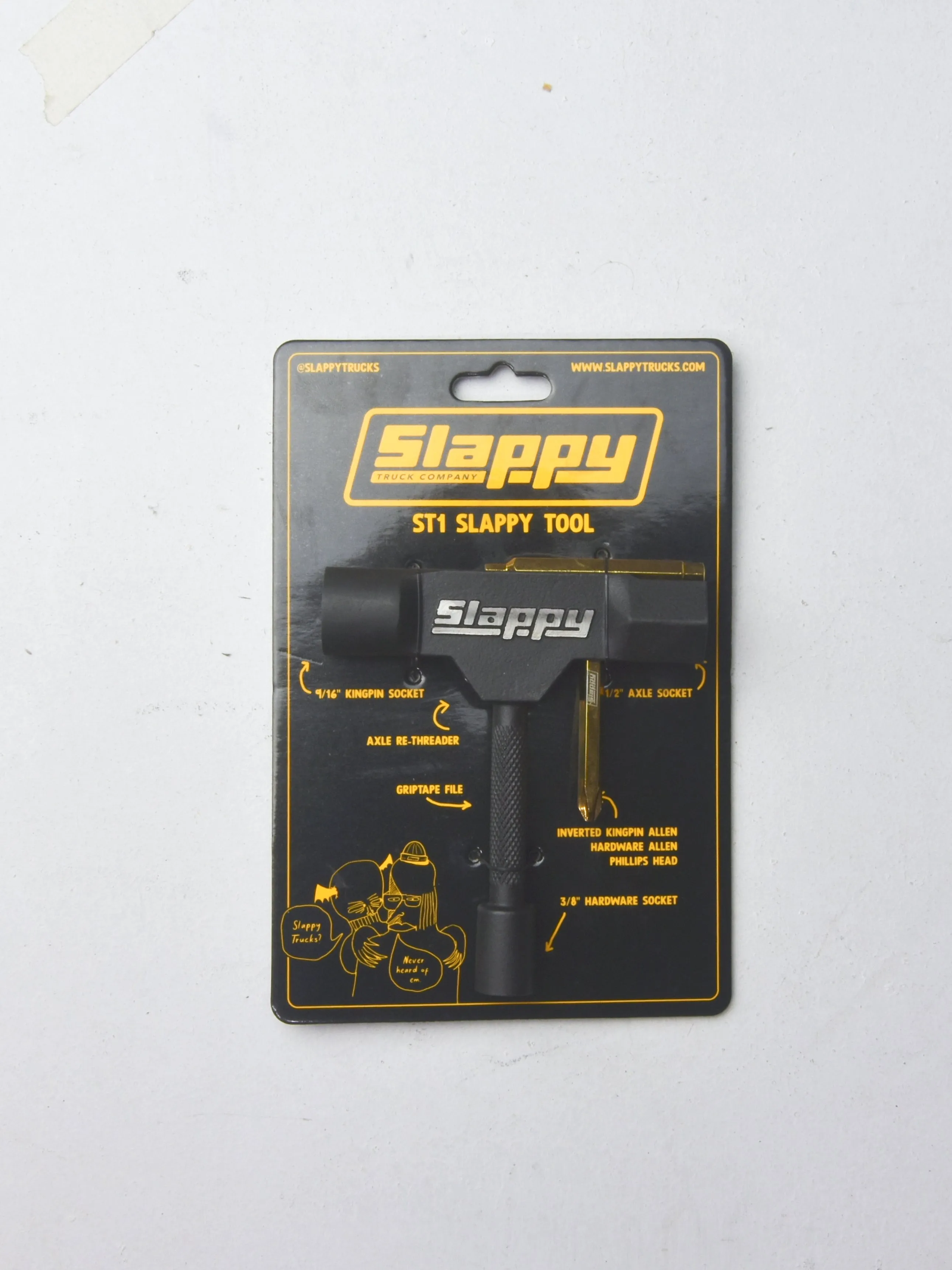 Slappy Trucks - St1 Slappy Tool with Rethreader - Black / Gold