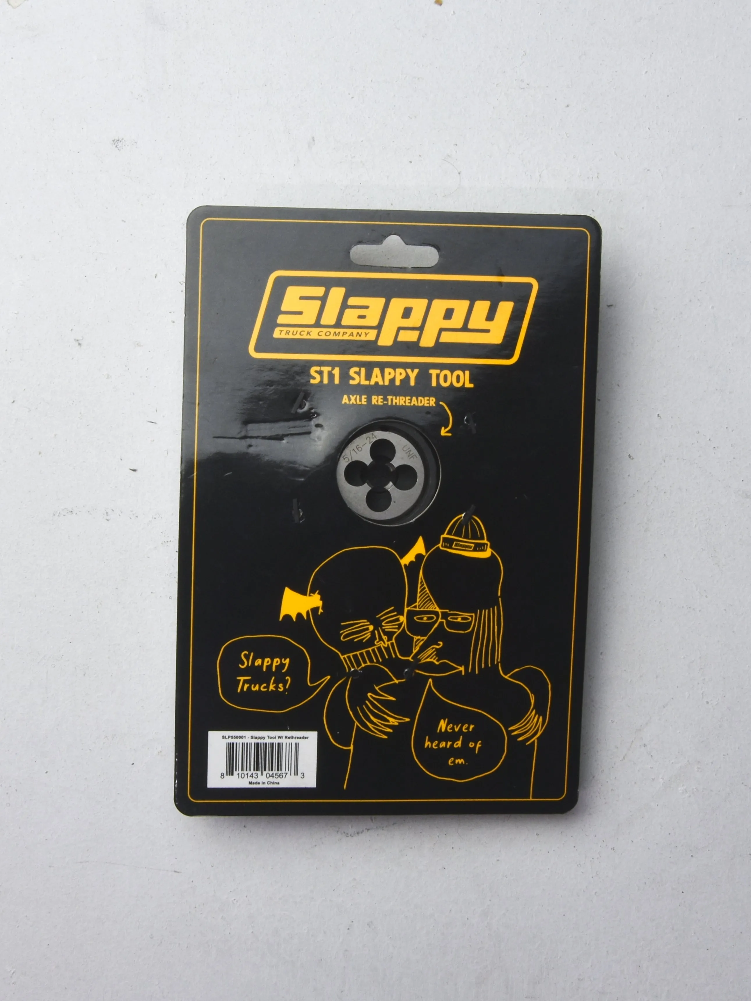 Slappy Trucks - St1 Slappy Tool with Rethreader - Black / Gold