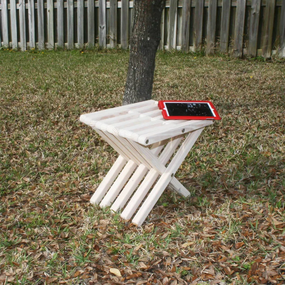 Solid Wood Stand or Table L 16 x W 16 x H 16.5 inches