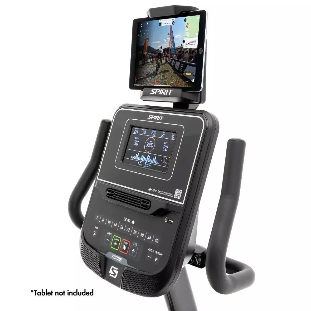 Spirit XBR95 Recumbent Bike light Commercial V2