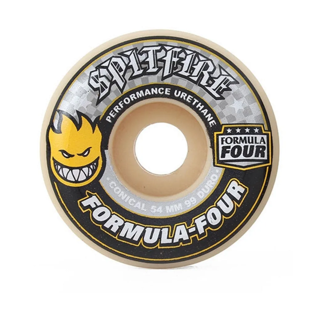 Spitfire F4 Conical Skateboard Wheels 54mm 99A