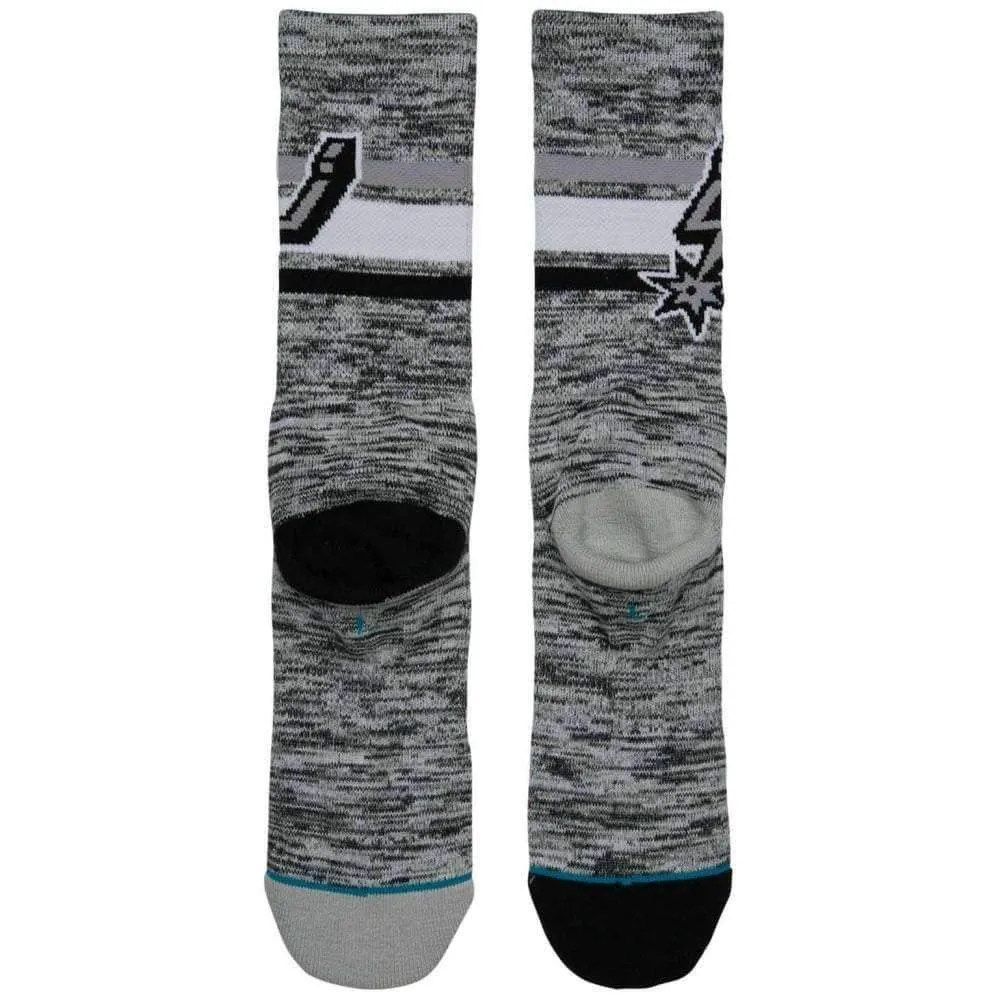 Stance NBA Spurs Melange Socks - Grey