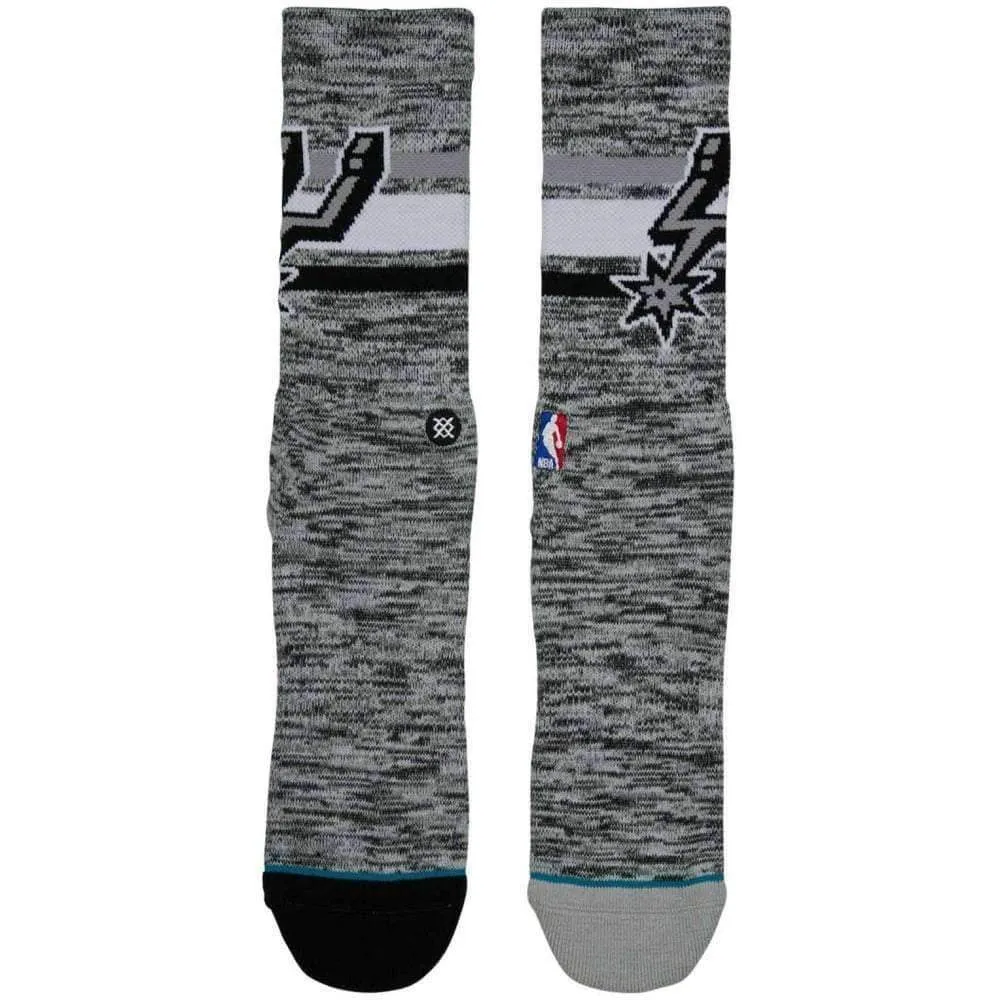 Stance NBA Spurs Melange Socks - Grey