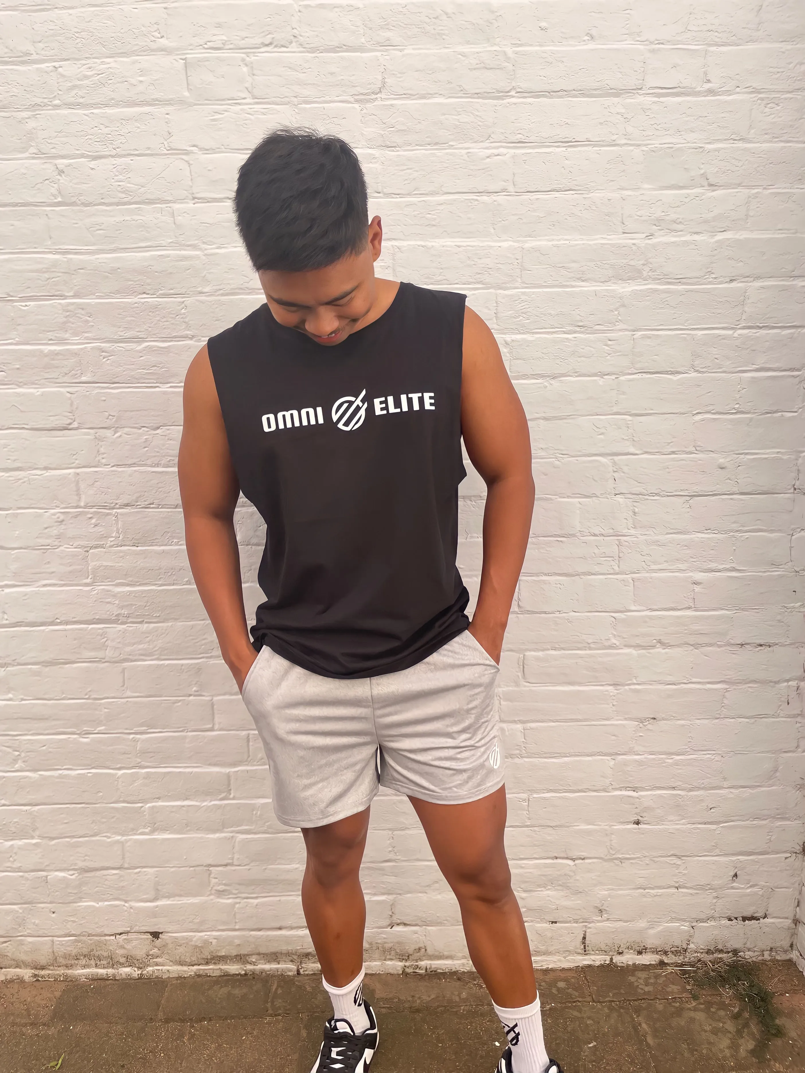 STATEMENT TRAINING SHORT in MARLE GREY