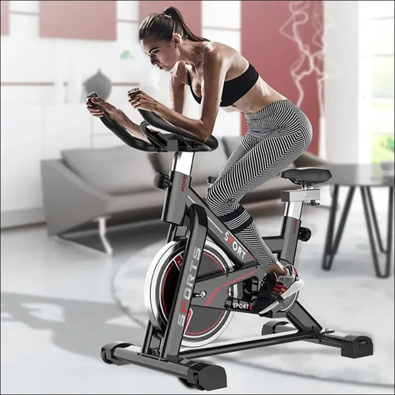 Stationary indoor bicycle-bicycle with tablet stand and comfortable cushion